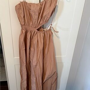 J. Crew Pink Gathered Skirt